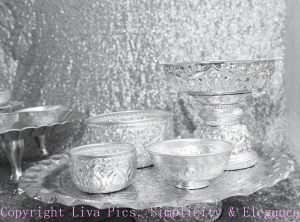 Silver Chic Candy Table Accessoires (4)